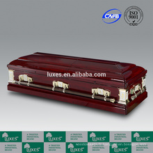 Goodwill de cercueil en bois rouge LUXES fabricant de cercueil